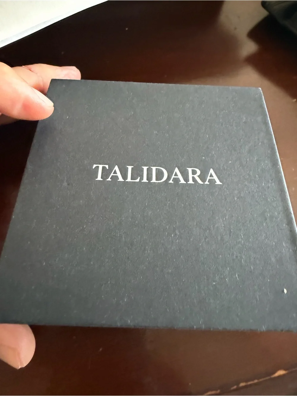 Gold-Tone Brown Enamel Talidara Cuff Bracelet - Branded Accent